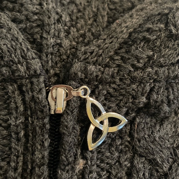 Aran crafts Ireland, Grey wool jacket, L - Picture 2 of 10